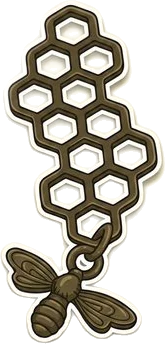 Bee Logo Charms ×3
